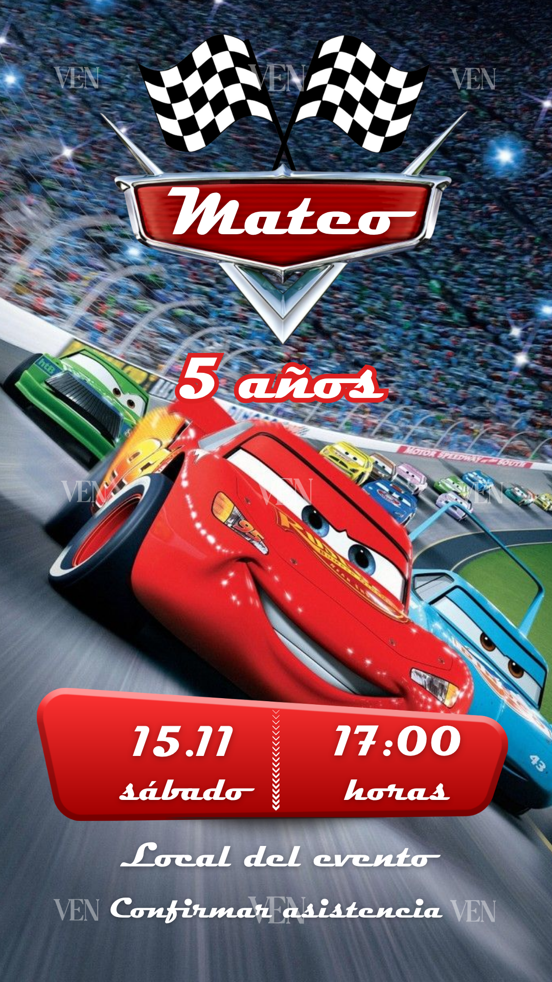 Imagen estática | Infantil | Cars clásico