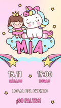 Imagen estática | Infantil | Unicornio 01