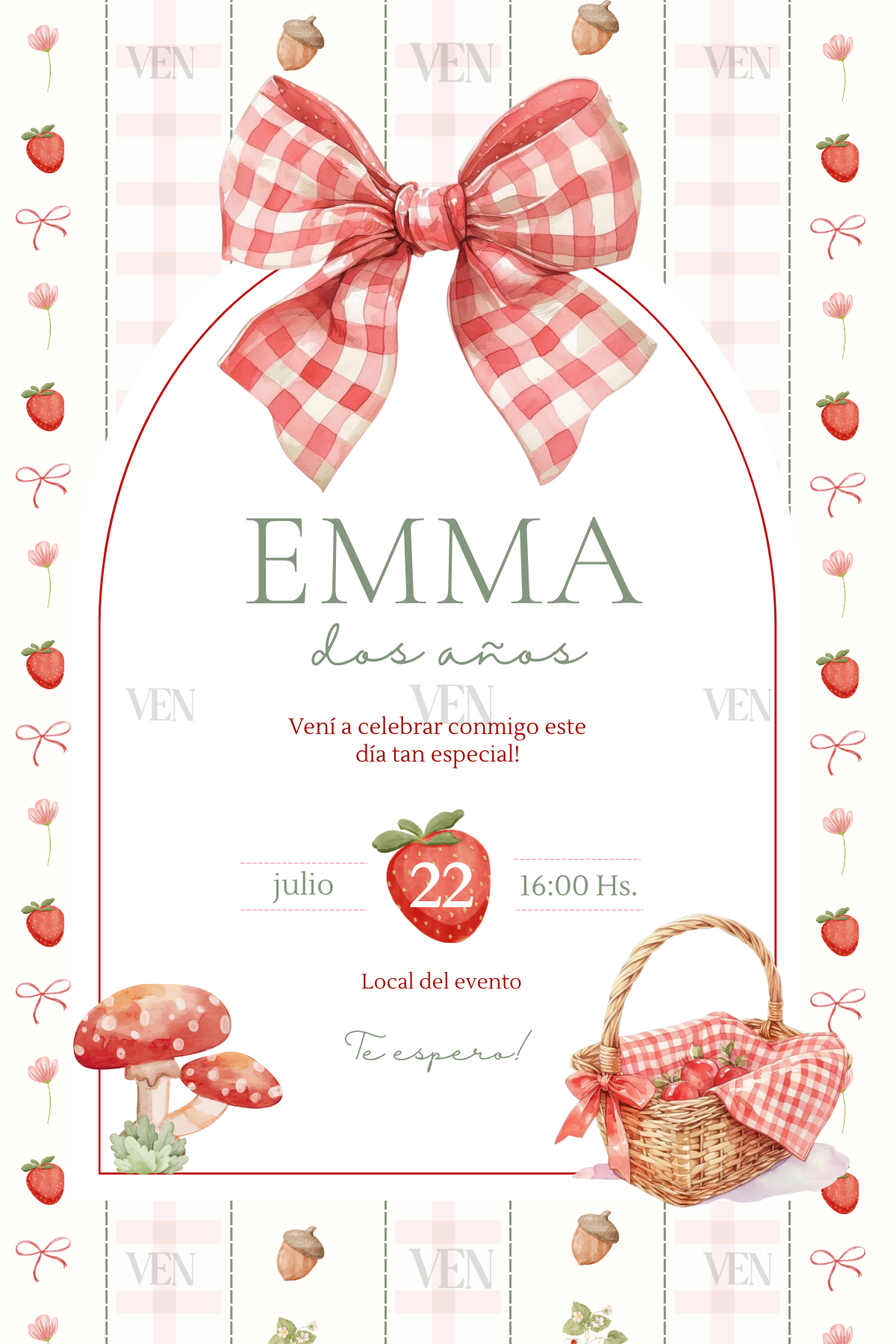 Imagen estática | Infantil | Picnic Strawberry