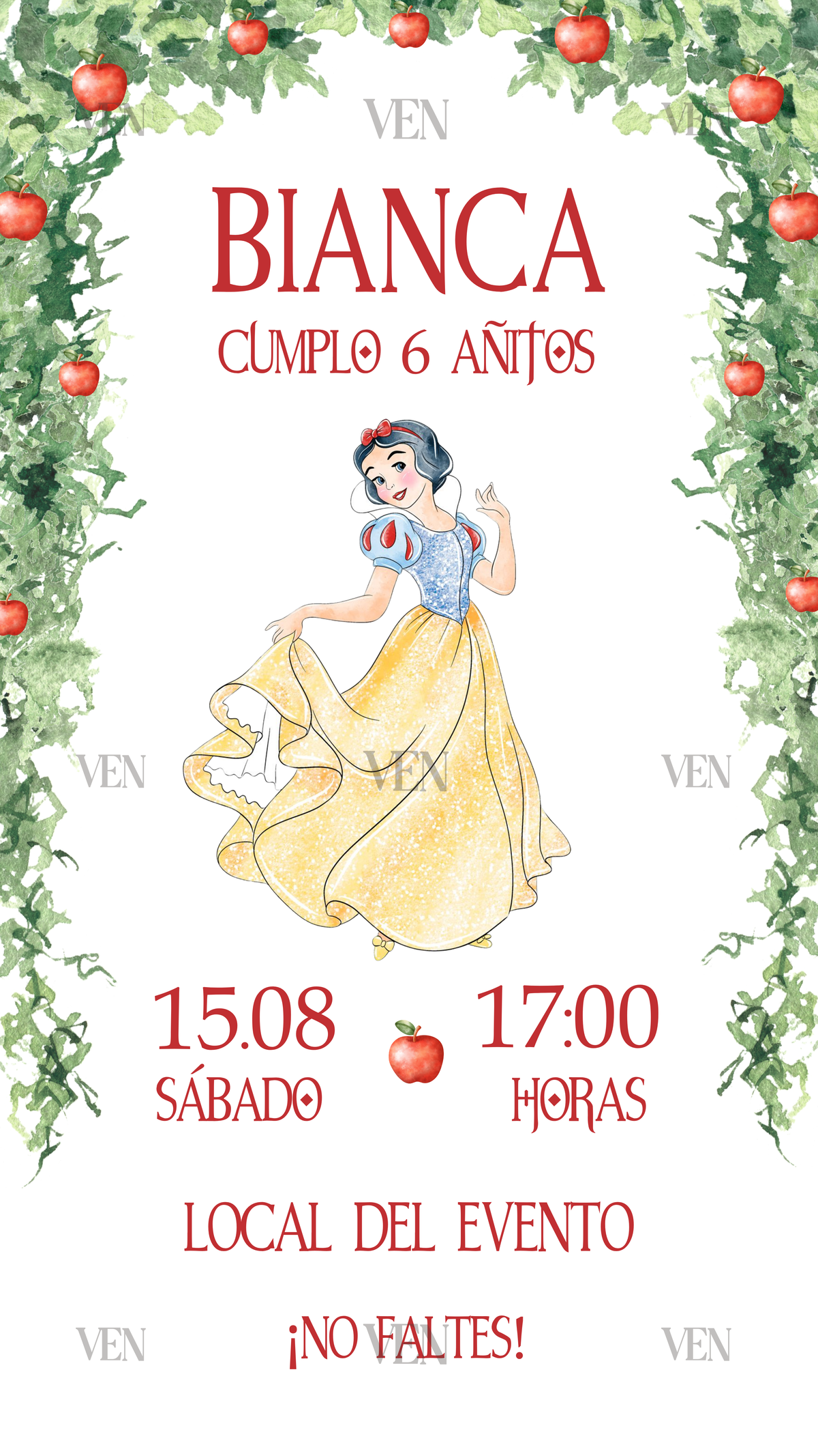 Imagen estática | Infantil | Blancanieves 01