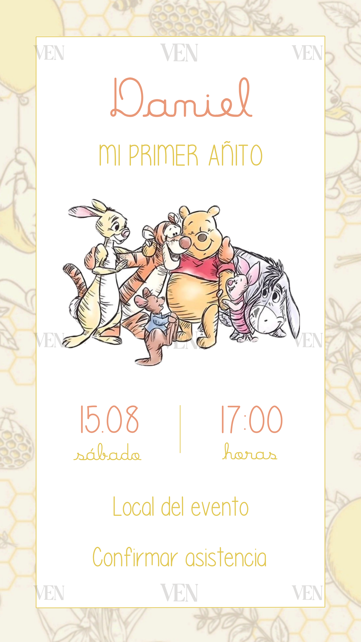Imagen estática | Infantil | Winnie the pooh amarillito