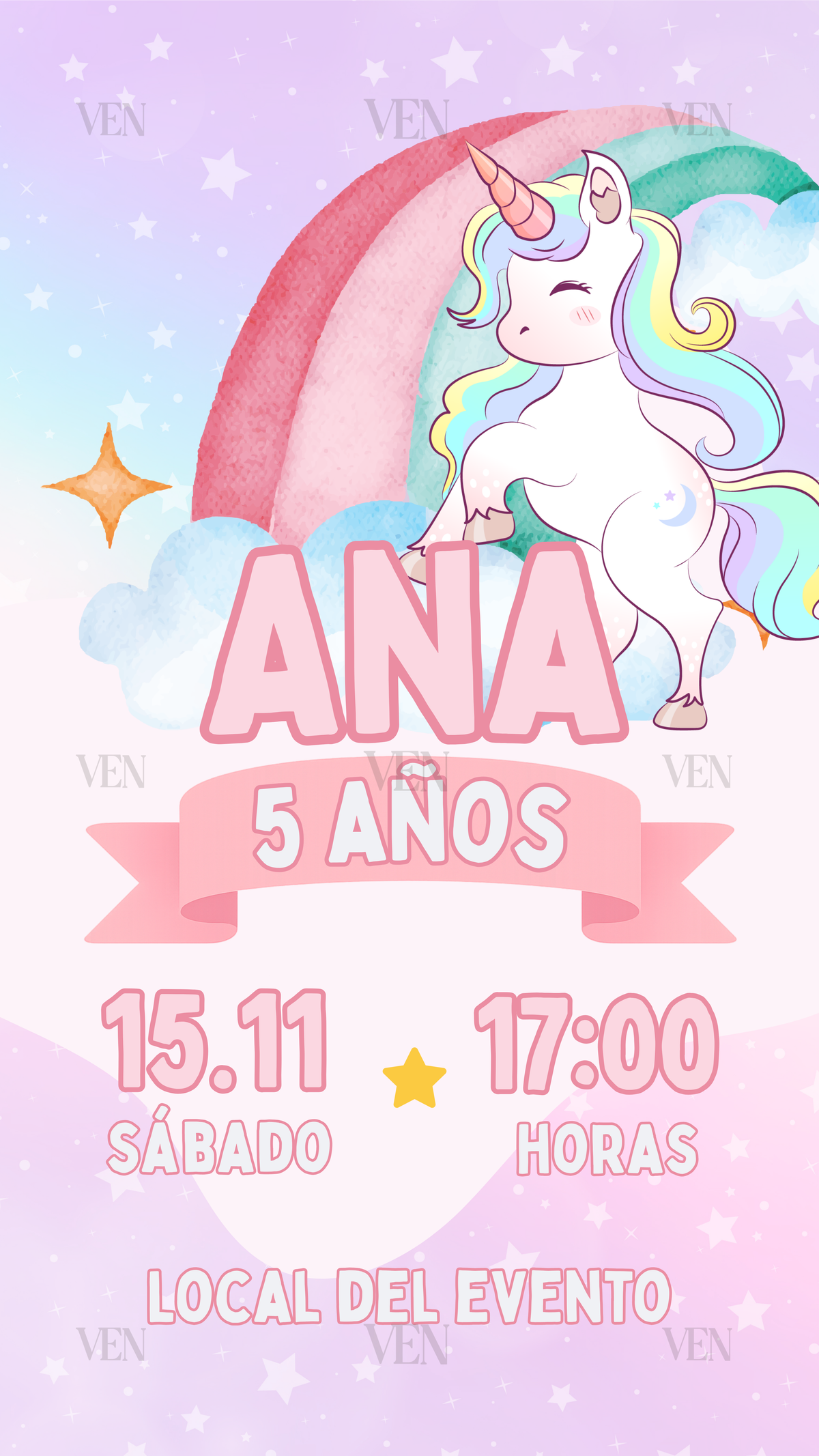 Imagen estática | Infantil | Unicornio 02