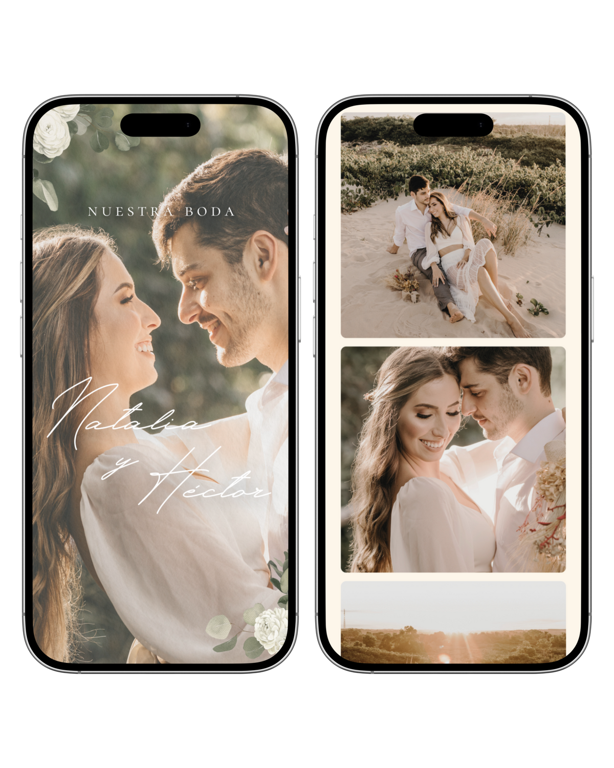 Web Estándar Prediseñada | Boda | Clásica