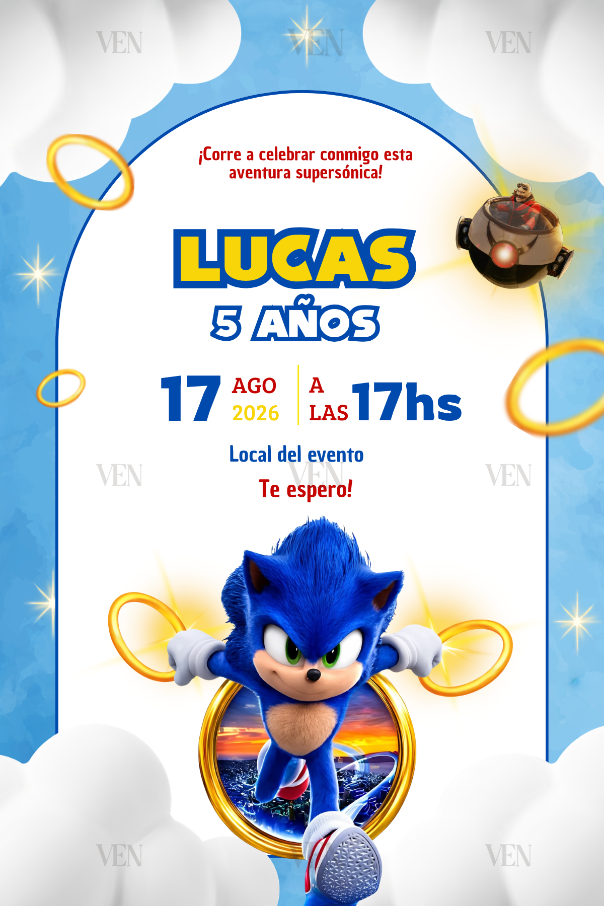 Imagen estática | Infantil | Sonic
