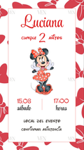 Imagen estática | Infantil | Minnie Roja