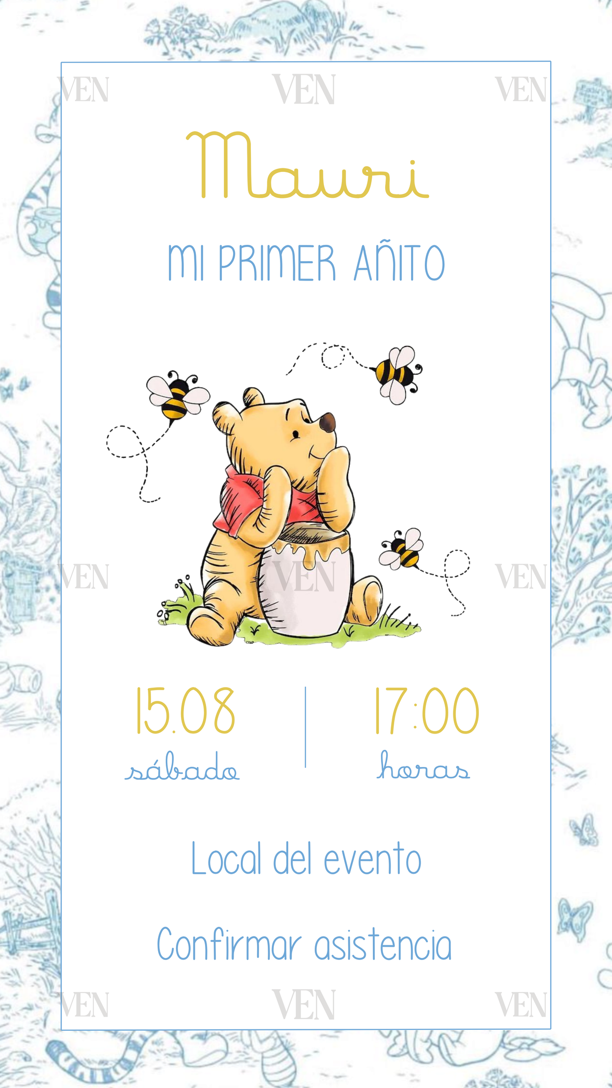 Imagen estática | Infantil | Winnie the pooh Celestito