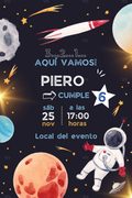 Imagen estática (Prediseñada) | Infantil | Astronauta