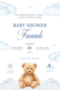PDF mini | Baby shower | Osito azul