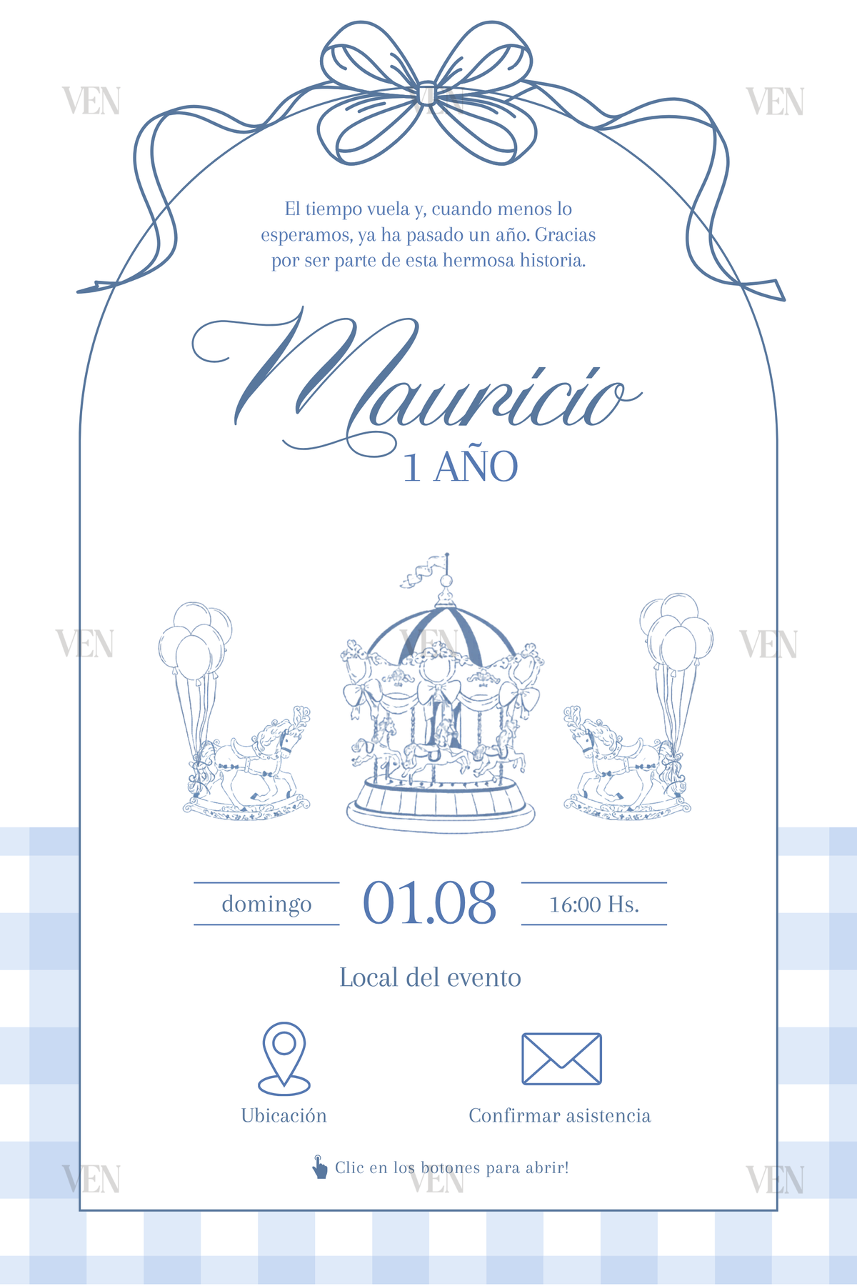 PDF mini | Infantil | Carrusel azul