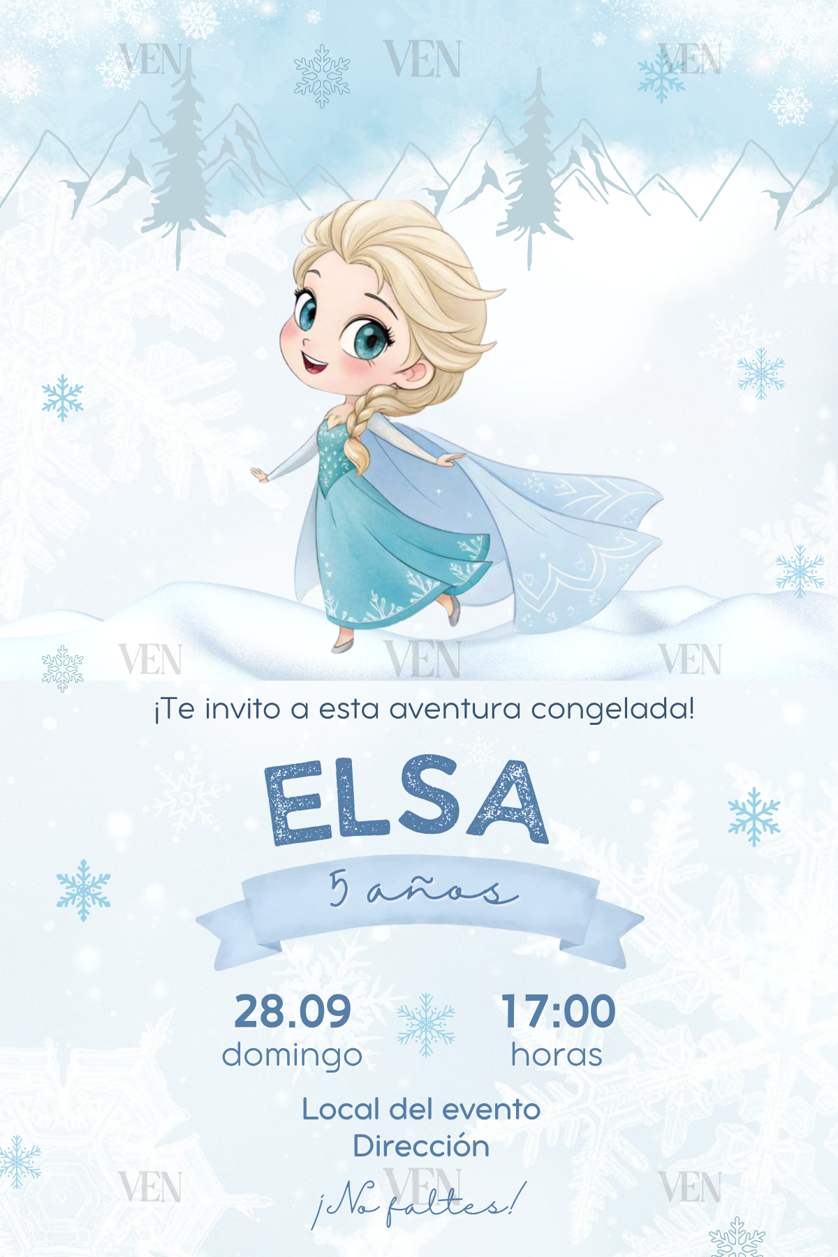 Imagen estática | Infantil | Baby Elsa Frozen