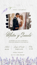 Imagen estática | Boda | Flores de lavanda