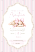 PDF mini (Prediseñado) | Baby shower | Conejita