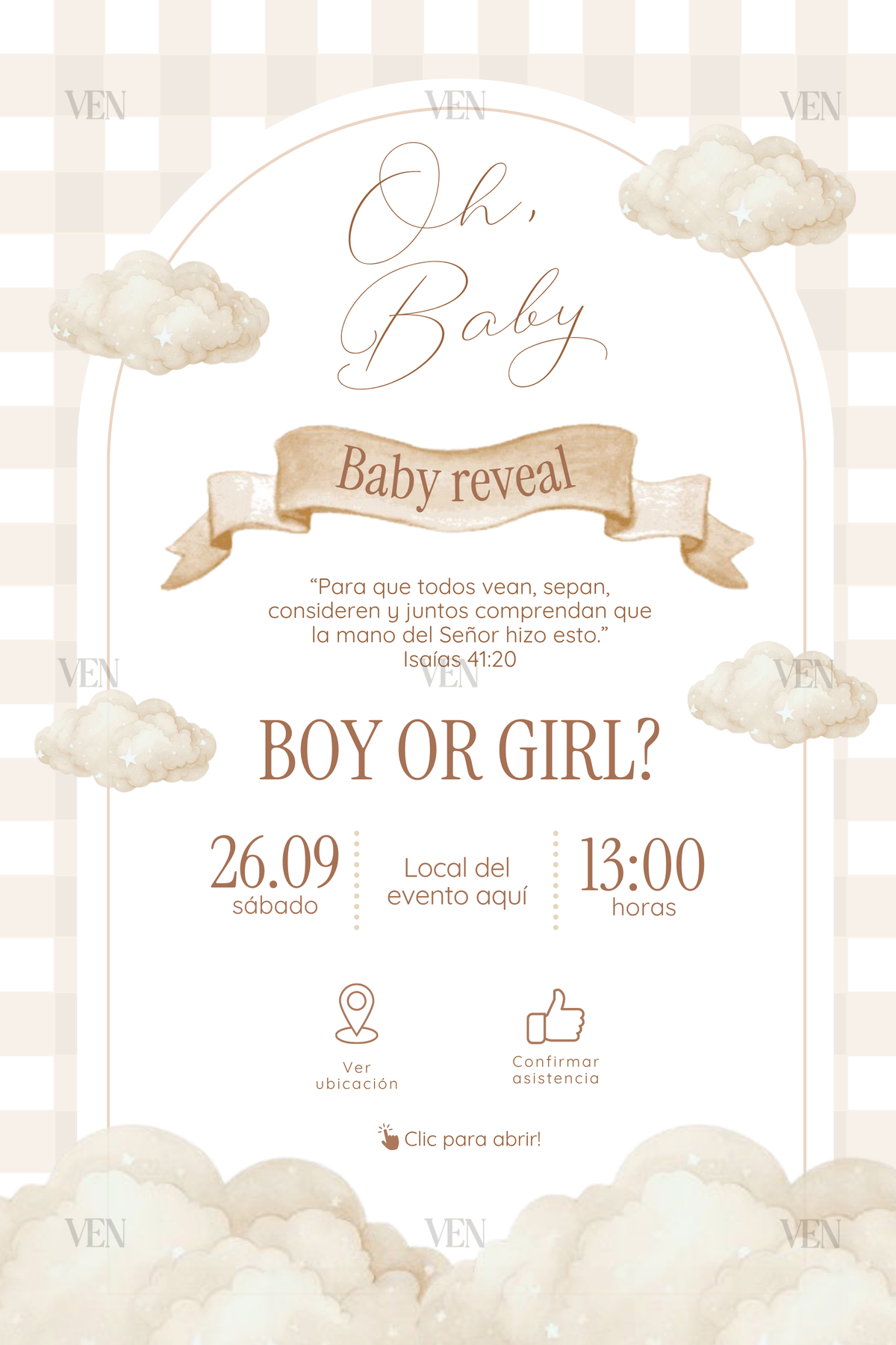PDF mini | Revelación | Oh baby beige