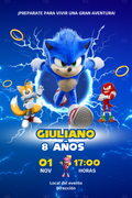 Imagen estática (Prediseñada) | Infantil | Sonic 01