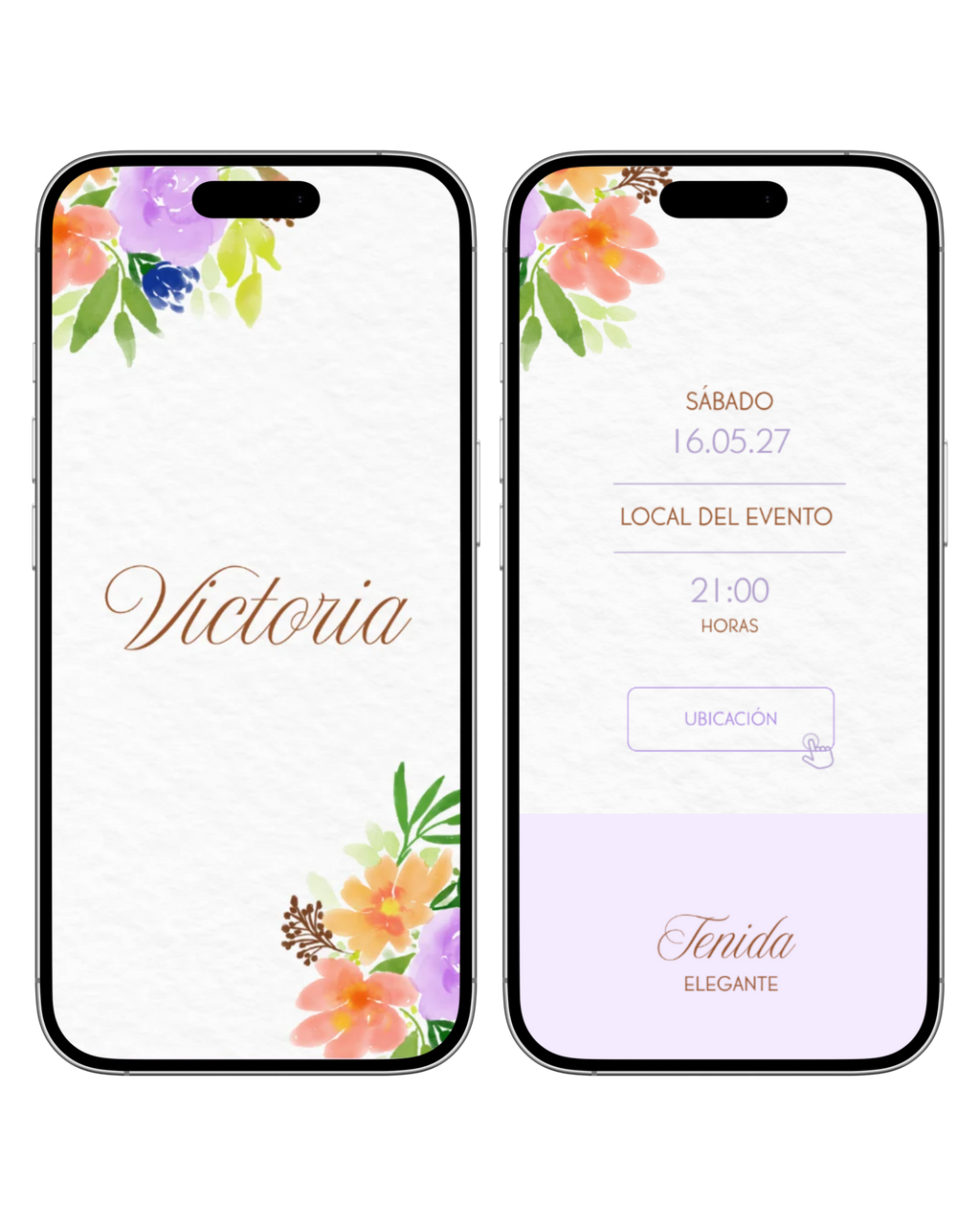 Web Estándar (Prediseñada) | Quinceaños | Flores coloridas