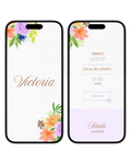 Web Estándar (Prediseñada) | Quinceaños | Flores coloridas