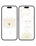 Web Scrapbook Prediseñada | Bautismo | Floral acuarela
