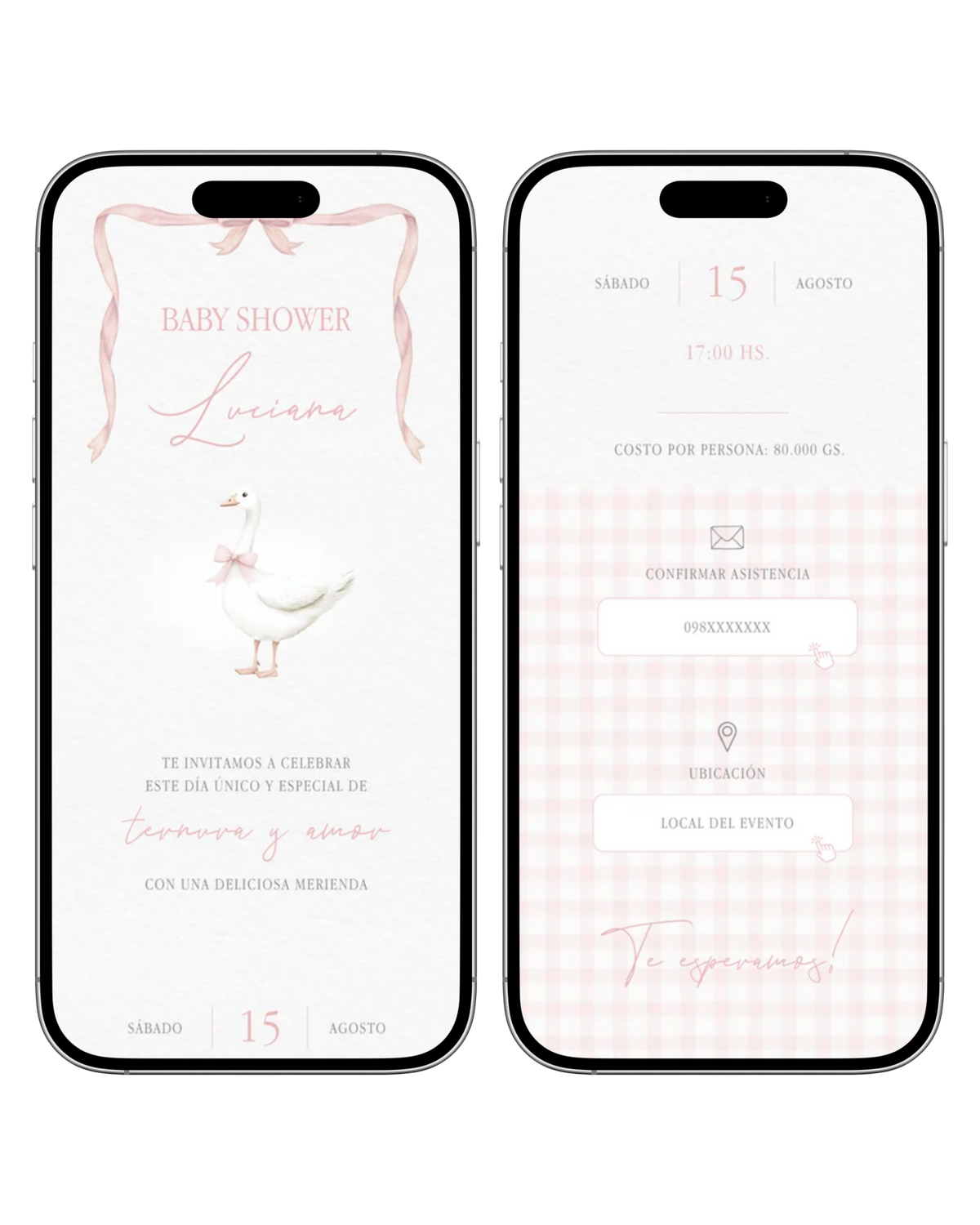 PDF Estándar | Baby shower | Gansito